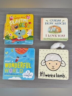 FOUR BABY FIRST READING BOOKS